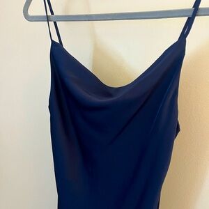 Beautiful dark blue urban dress